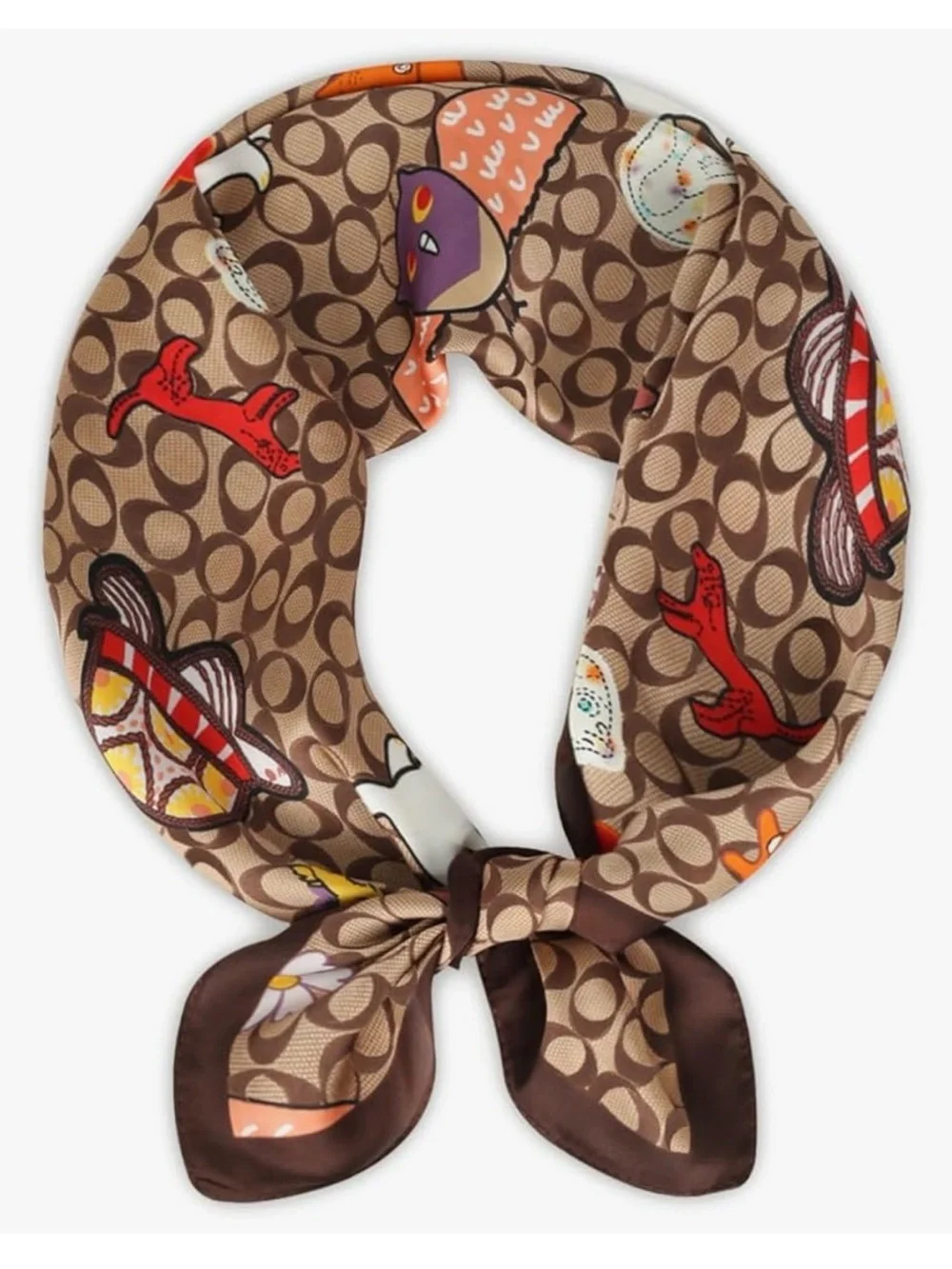 Silk  Fill Satin Head Scarf for Women Hair Bandana Hair Scarf Wrap Neck